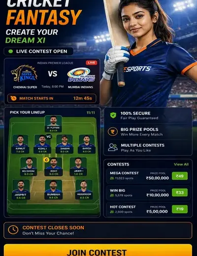 7kbet (7 kbet login) fantasy cricket & matchday visual 3